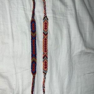Handmade woven bracelets